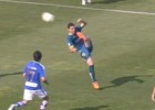 Espectacular golazo de chilena con la zurda de Óscar