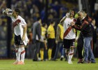 Hinchas del Boca lanzan gas pimienta a jugadores del River