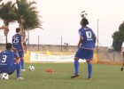 El último show de Ronaldinho en el entrenamiento de su club
