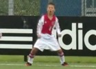 Niños del Ajax celebran sus goles 'a lo Cristiano'