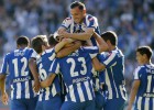 El Deportivo respira gracias a los goles de Lopo y Juanfran