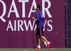 Luis Suárez se entrena en solitario para llegar a la final