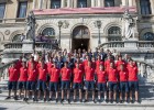 El Bilbao Athletic visita el ayuntamiento por el ascenso