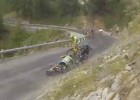 Así fue la caída de Contador, que aún no se había visto...
