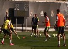 Benítez contó con 7 jugadores del Castilla en el entreno