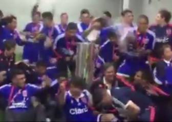 Ante Colo Colo: así festejó la U su última Copa Chile en 2015