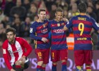 La MSN y Rakitic aplastan a un Athletic que jugó con diez