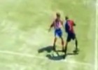 See a young Piqué tearing it up with Barcelona's Under-12s