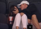 Los pusieron en la Kiss Cam, ¡en su primera cita!