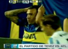 Tévez falló a tres metros el gol más fácil de su carrera