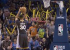 Stephen Curry 'on fire' with 3 pointer exhibition at OKC