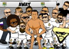 Barça and Real star in hilarious Clásico cartoon lampoon