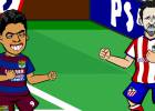 Barça-Atlético parody: a new angle on Suárez and Torres