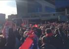 Tremendous reception for Atleti from their fans