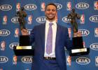 Curry humbled by second MVP award