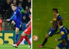 En Argentina clavan el golazo de volea de Vardy al Liverpool
