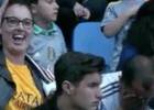 Barça fans laughing at their Real Madrid mates
