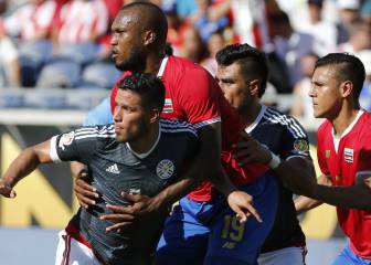 Frío empate sin goles entre Costa Rica y Paraguay