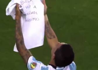 Bonita dedicatoria de Di María: 