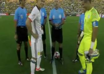 La anécdota del árbitro, James, Villar y el sorteo de campo