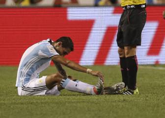Di María se rompió y tuvo que retirarse del terreno de juego