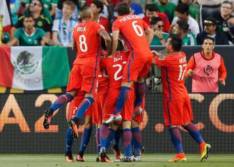 Chile saca el rodillo y destruye a México con una goleada