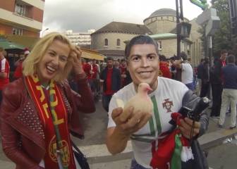 El show del mago Cristiano en pleno París: ¡¡¡Síuuuuuu!!!