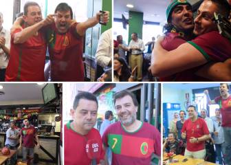 Roncero se sumó a la locura por Cristiano de la colonia lusa