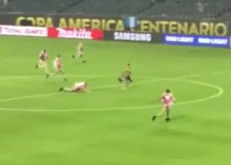 En el diluvio un espontáneo burló a toda la seguridad