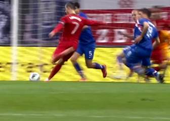 Cristiano, 'killer' ante Croacia: control orientado y zurdazo
