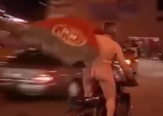 ¡Desnudo y en moto! ¿Volverá a celebrar así este portugués?