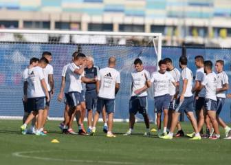 Buen ambiente en el último entrenamiento de Argentina