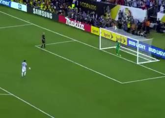 Así falló Leo Messi su penalti en la decisiva tanda ante Chile