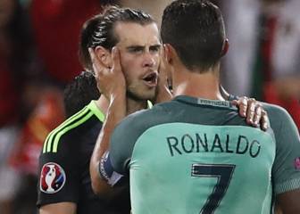 Como caballeros: el emotivo abrazo final de Bale y Cristiano