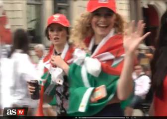Portugal fans party in France, Welsh upbeat in defeat