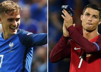 Griezmann y Cristiano con el balón de oro como objetivo