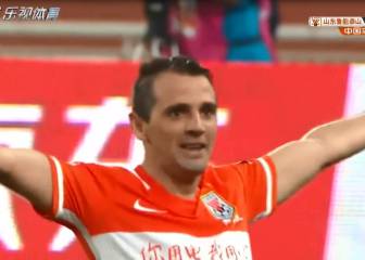 Los 2 goles con que Montillo fue figura en la liga China