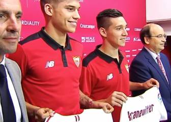 Correa y Kranevitter: el Sevilla presenta a sus 2 jugadores