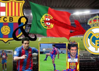 Grandes humillaciones de los portugueses culés al Madrid