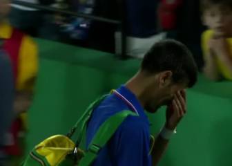 Las lágrimas de un Djokovic desolado tras decir adiós