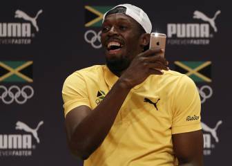 Bolt y su graciosa conferencia: sesión de fotos y Snapchat
