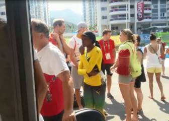 La mujer más rápida del mundo hace fila en McDonald's