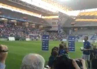 El caluroso recibimiento de Oviedo a Michu, su hijo pródigo