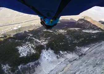 Así volaba por los aires el saltador Uli Emanuele