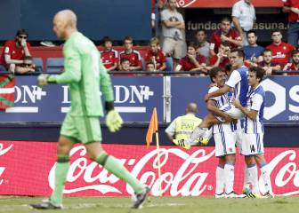 La Real logra sus primeros puntos venciendo en El Sadar