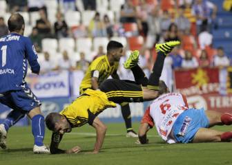 Al Zaragoza se le escapan dos puntos en tres minutos