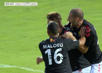 Moha le arrebata dos puntos al Huesca en el tiempo añadido