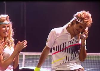Notable spot en que Federer se transforma en glorias del tenis