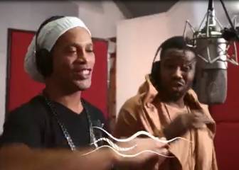 Ronaldinho da voz a los Juegos y conmemora a los atletas