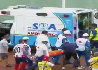 ¡Terrible choque de cabezas que le llevó al hospital!